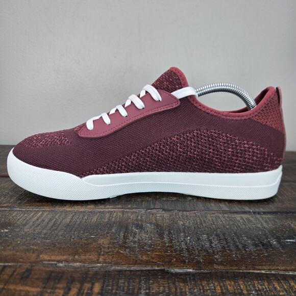 Vessi Weekend 1.5 Mens Size 10 Waterproof Shoes Sneakers Mahogany Red White main image 4